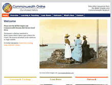 Tablet Screenshot of commonwealthonline.org.uk